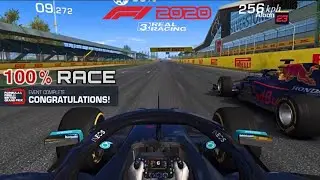 Real Racing 3 - F1 2020 Gameplay | 100% Race at Formula 1 Pirelli British Grand Prix 2020 Complete