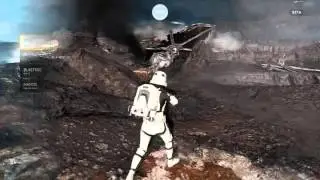 STAR WARS Battlefront Beta ОБТ первые минуты Часть 9
