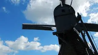 [4K] Windmills at Kinderdijk, The Netherlands