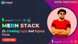 Creating Login And Signup Form | Mern Stack Tutorial in Hindi 2023 #21