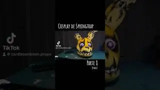 Cosplay de Springtrap, parte 8 #fnaf #fnafmovie #fnafcosplay