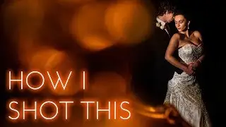 HOW I SHOT THIS | Off camera flash portrait of bride and groom
