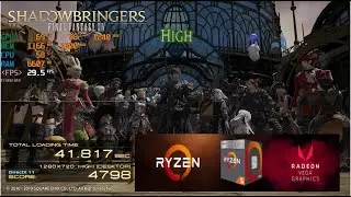 FINAL FANTASY XIV SHB Benchmark on Ryzen 5 3400G Benchmark  Hight score
