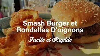 The Perfect Smashburger with Crispy Onion Rings: An Unforgettable Burger!