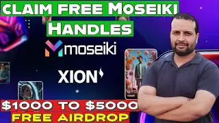 Xion And Moseiki Handles new task | Claim free Handle for future Airdrop