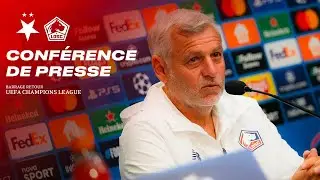Le résumé vidéo de la conférence de presse avant Slavia Prague - LOSC 🎙️