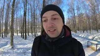Cammino quindi penso - 2018-10-29 - Prima neve a San Pietroburgo