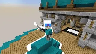 Playing Bed Wars: Ultimates 4v4v4v4 on Hypixel | Minecraft