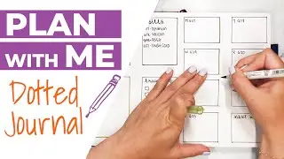 Plan with Me Using a Clever Fox Dotted Journal