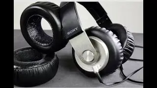 How to remove & replace ear pads on Sony MDR-Xb700 & MDR-Xb500