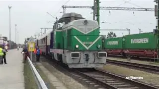(HD) Rare Rail Ride Inside Intermodal Yard. Rare Locomotives!