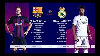 eFootball PES 2021 - FC Barcelona vs Real Madrid - El Clasico - Full Match Gameplay PC