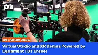 Virtual Studio and XR Demos Powered by Egripment TDT Crane! #virtualproduction
