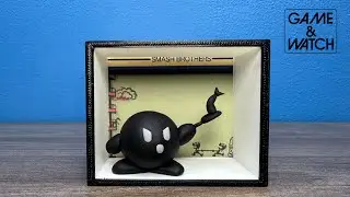 Making Kirby But It's Mr. Game And Watch - Polymer Clay