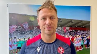 Menno van Dam før søndagskampen mod Sønderjyske Fodbold