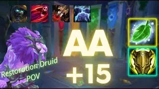 +15 Algeth'ar Academy | DF Week 2 | Resto Druid POV | Tyrannical, Bursting, Grievous