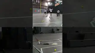 We complete the bat throw TRICK SHOT! #blitzball #trickshot