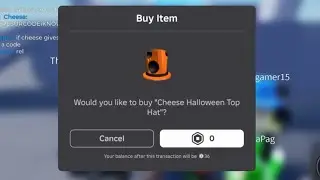 Sniping Cheese Halloween Top Hat UGC LIMITED (FREE)