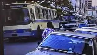 ARARAQUARA - SP  - ANO  DE  1988 - TRÓLEIBUS
