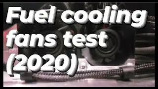 Fuel tank cooling fans spinning up