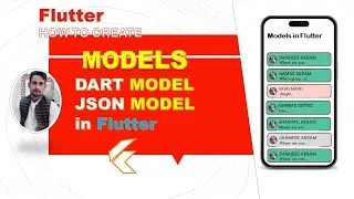 Creating Dart and JSON Models in Flutter