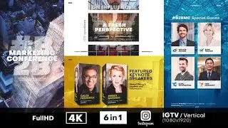 Minimal Corporate Event Slideshow — After Effects template