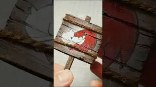 Create Knuckles Goal Plate with Clay [kiArt]