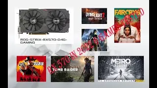 Rx 570 + i5 10400f, Game Benchmark in 6 games in 2022