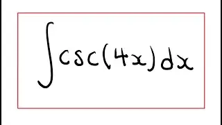 Integral of csc(4x)
