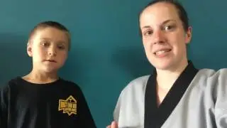 Fishkill Karate - Just For Kicks Martial Arts  - Ms. Cassandra Shouts Out Petey!