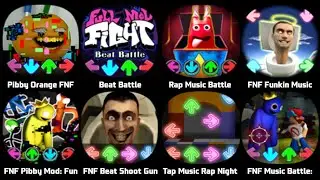 FNF Sliced Vs Eggman, Corrupted Annoying Orange, FNF Pibby Mod, Beat Battle, Rap Music Battle
