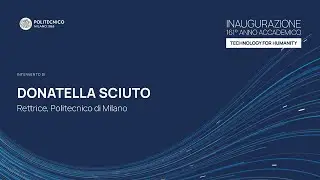 Inaugurazione 161° anno accademico - Intervento di Donatella Sciuto