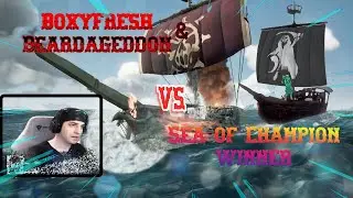 Boxyfresh & Beardageddon VS Sea of Champion Winner | CRAZY Sloop fight!!!