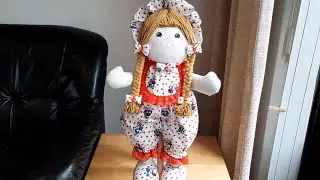 LARGE RAG DOLL ❤️ (step-by-step, free pattern)