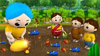 Fish Rain Hindi Story | 3D Animated Kids Moral Stories | JOJO Kids