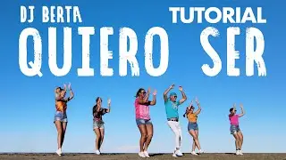 QUIERO SER - DJ BERTA TUTORIAL merengue line dance - Spiegazione passi Balli di gruppo 2023