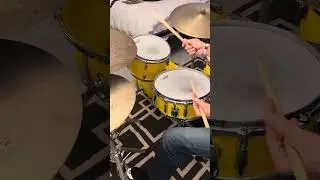 Soloing in 3/4. Felt swinging, might delete later. #drums #drummer #gretschdrums #drumming
