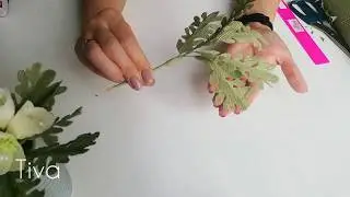 Зелень из гофрированной бумаги!
