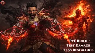 Demon Hunter PvE Build & Test Damage 605M (2538 Resonance) | Diablo Immortal​