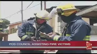 POS Council Assisting Fire Victims