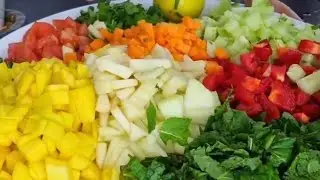 Viral Chickpeas and Mango Salad Recipe || Eat day and night to lose  belly fat fast