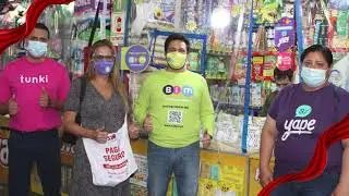 Campaña Paga Seguro, con las billeteras digitales, en el distrito de San Juan de Miraflores.