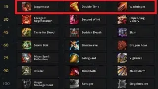 Warrior Talent Discussion Tier 1 - Charge Tier (Advanced Tactics)