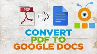 How to open pdf in google docs ? 