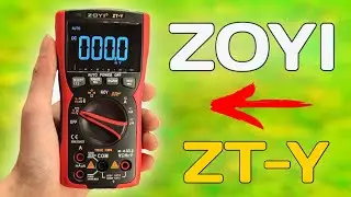 ЭТО УДИВИТЕЛЬНЫЙ МУЛЬТИМЕТР от ZOYI ZT-Y с очень компактными размерами