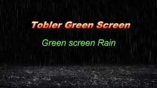 green screen rain with sound