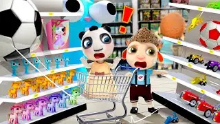 Children Made a Mess in the Supermarket | Funny Cartoon for Kids | Dolly and Friends 3D | Episodes