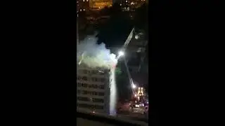 Пожар в 1 микрорайоне (22 марта 2022)