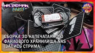 Сборка 3D напечатанного NAS сервера (Запись стрима)