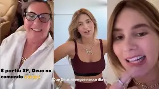 Vi falando sobre desafabo que fez/Vi mostrar o aparelho que está usando/Margareth voltando pra SP